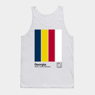 Georgia  // Original Minimalist Artwork Poster Design Tank Top